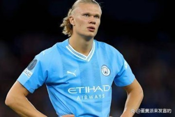 连续12场获进球!哈兰德接刘易斯横传后抢点捅射得分,曼城以1-0战胜黄潜